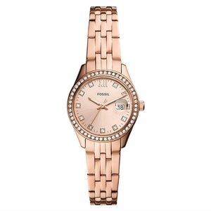 Fossil Women's Scarlette Micro Stainless Steel Crystal-Accented Quartz W…